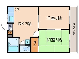 ア－バンハイツ　ビ－ハイブの物件間取画像